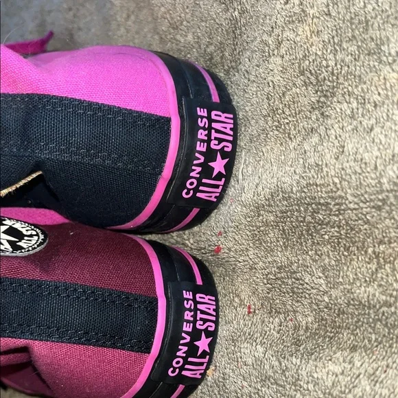 Chuck Taylor Converse High-Top Sneakers - Pink and Black - Picture 14 of 16